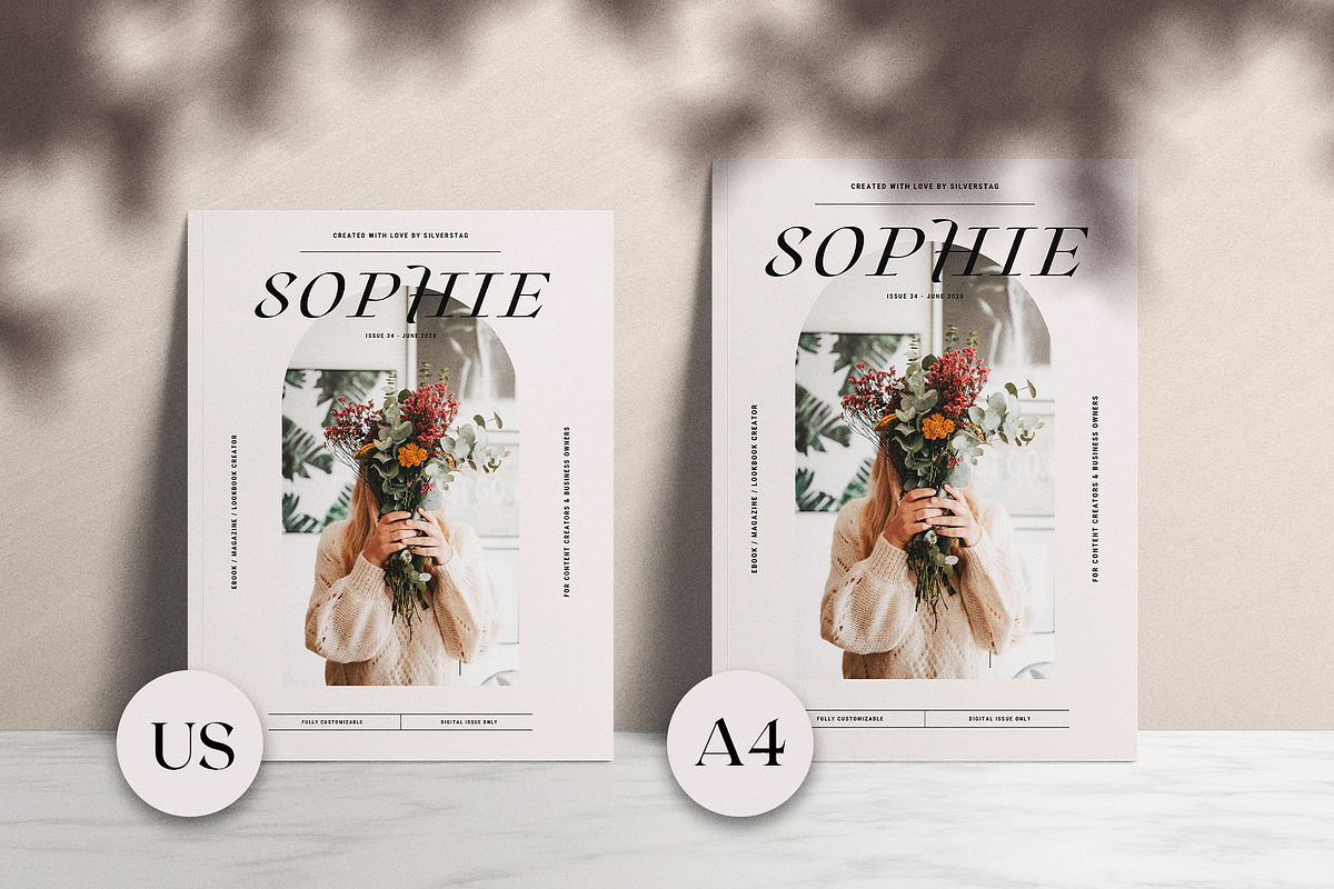Sophie CANVA eBook/Magazine Creator, a Magazine Template by SilverStag Type Foundry (Photo 7 of 26)