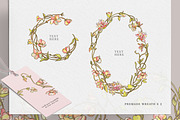 French Floral Art Nouveau Flower, a Decorative Illustration by Rachel Art Studio (Thumbnail 6 of 8)