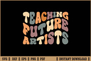 Teaching Future Artists Retro SVG, a Work Illustration by Handy Arts Studio (Thumbnail 1 of 3)