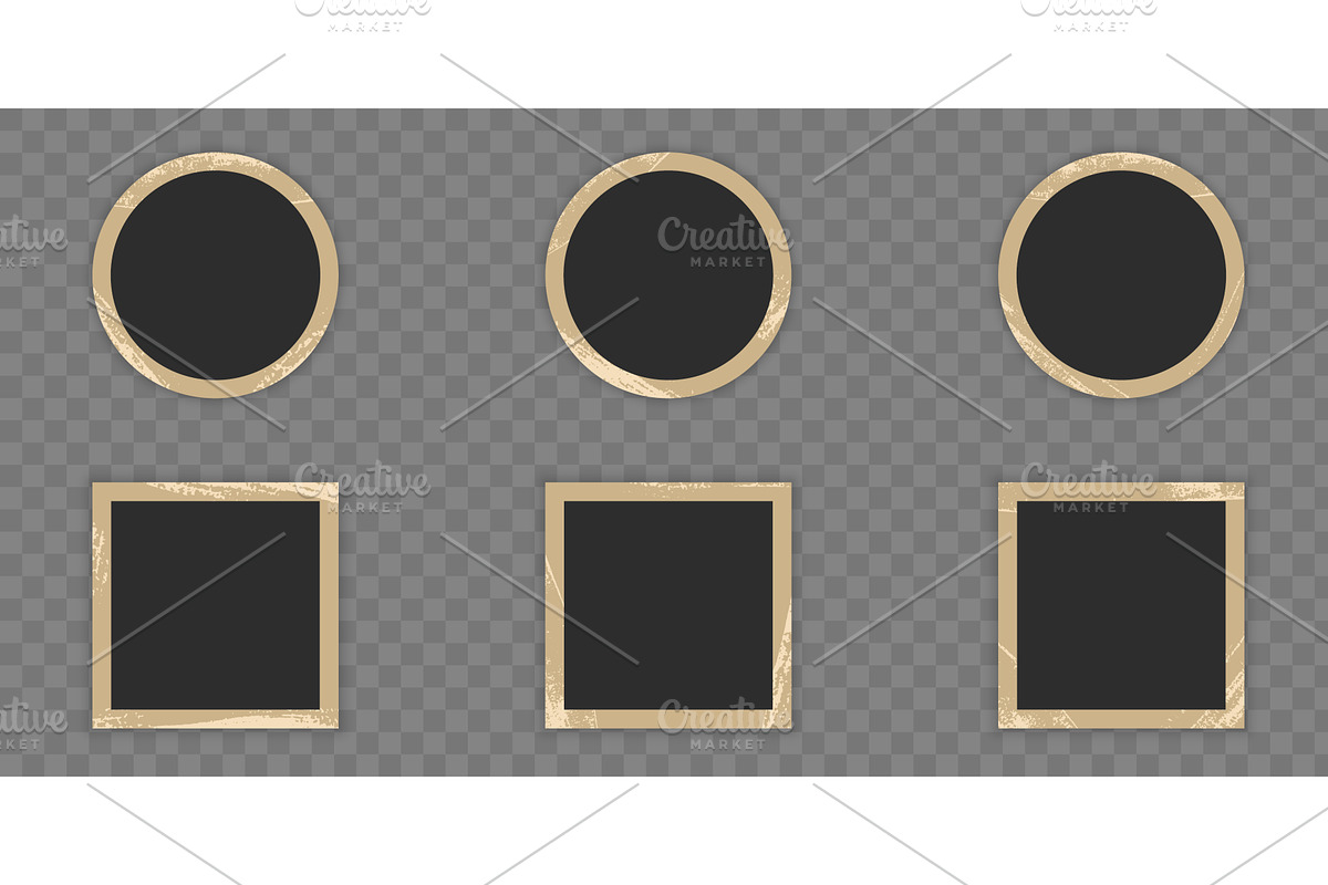 Retro Photo Paper Set, a Texture Illustration by Vector Creator