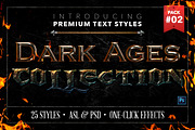 Dark Ages #2 - Text Styles, a Layer Style Add-On by Jonas Stensgaard (Thumbnail 1 of 28)