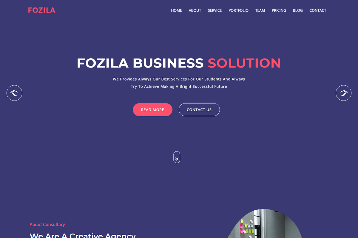 Digital Marketing Agency Website UI, a Bootstrap Template by Themeplaza (Photo 3 of 3)