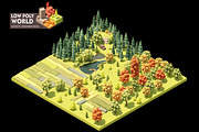 Vector isometric world map elements, an Object Illustration by tele52 (Thumbnail 13 of 39)