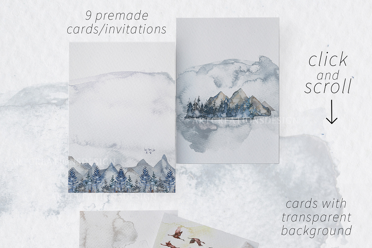 Watercolor The Call Of the Forest, an Animal Illustration by ArtCreationsDesign (Photo 6 of 6)
