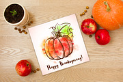Happy Thanksgiving Set, a Food Illustration by MalniArt (Thumbnail 5 of 5)
