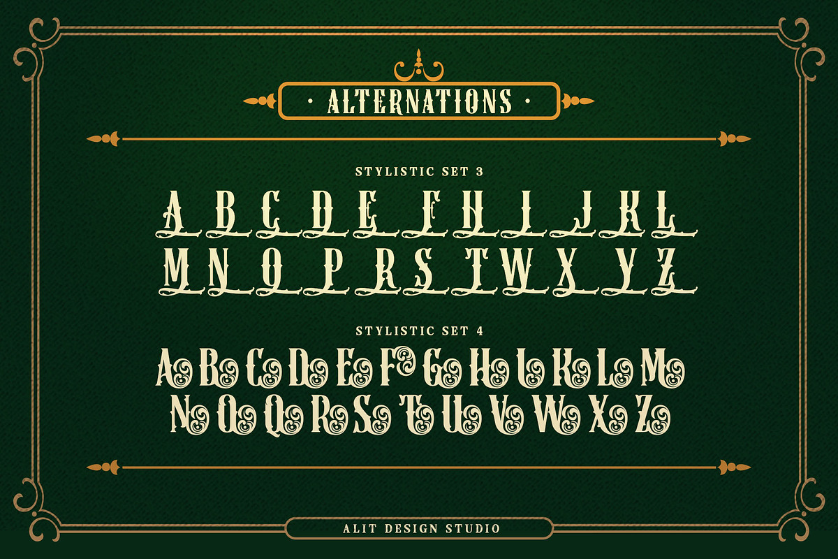 Back Honey Victorian Font, a Serif Font by alit design (Photo 13 of 17)