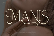 Manis Elegant Serif Font, a Serif Font by Graphicxell (Thumbnail 1 of 8)