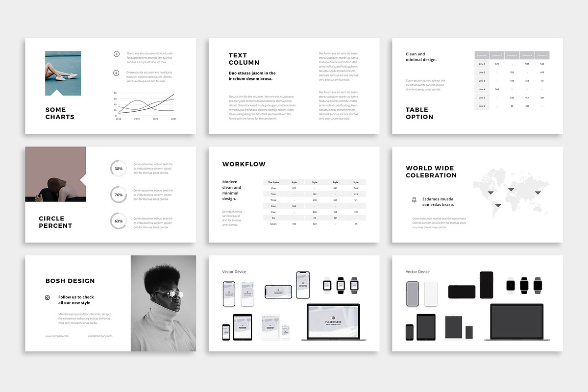 BOSH - Keynote Template, a Presentation Template by PixaSquare
