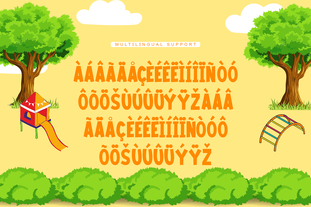 Kids Swing - Modern Sans Kids Font, a Sans Serif Font by overlaytemplates (Photo 6 of 6)