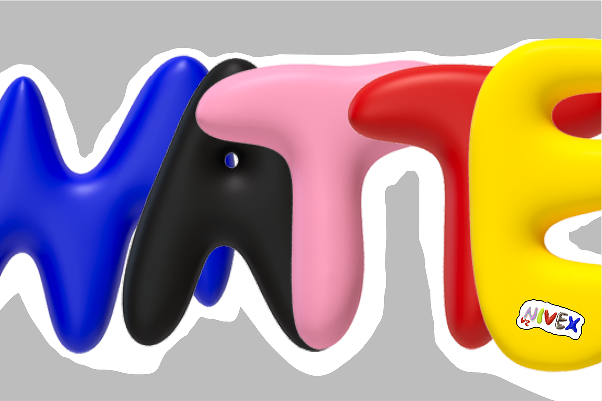 NIVEX V2. 3D OTF SVG Font Realistic., a Symbol Font by Luxfont (Photo 3 of 13)