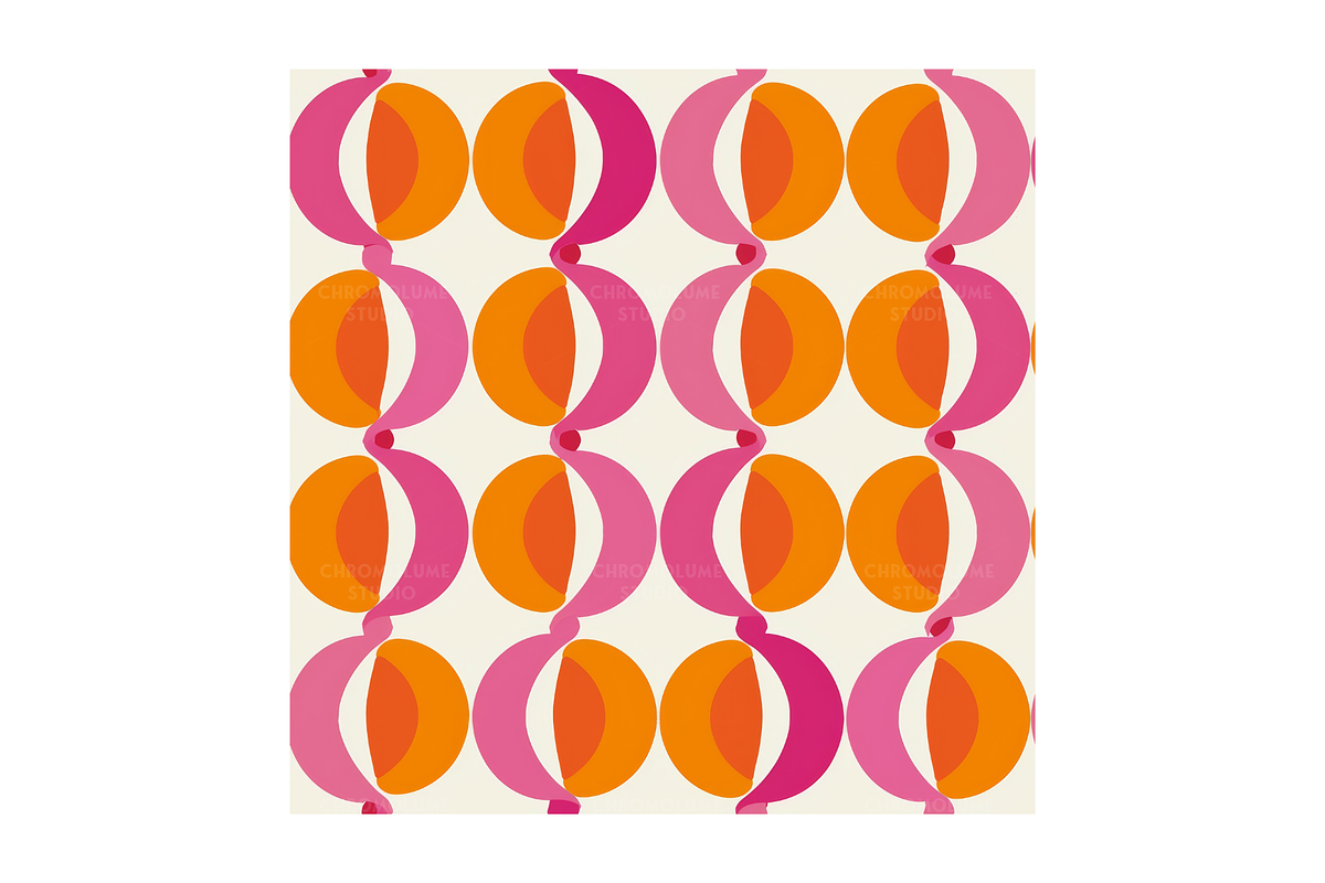 1960s Retro Mod Digital Paper
