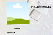 Audiobook Mockups Templates Book, a Books & Magazine Mockup by GraphiCarola (Thumbnail 6 of 7)