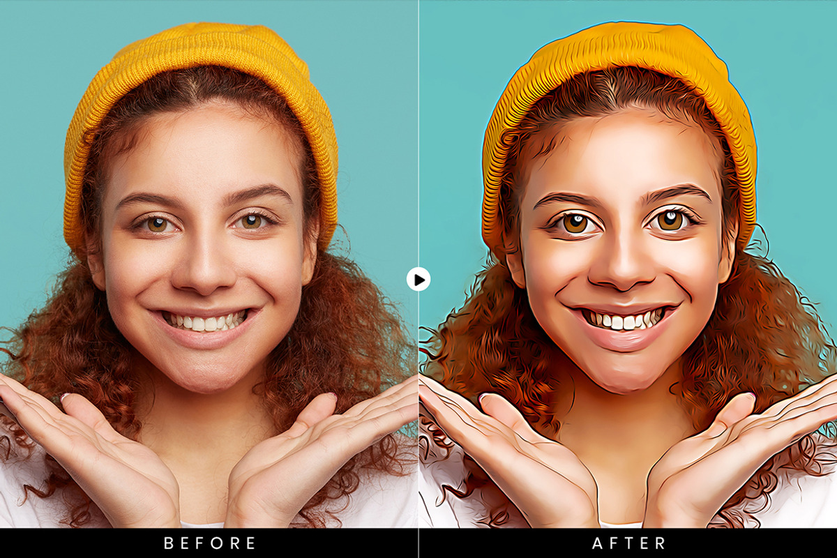 Caricartoon Me Photoshop Action, an Action Add-On by ridvanpars (Photo 2 of 11)