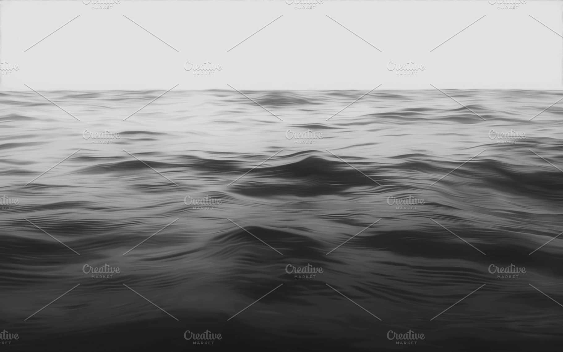 Black And White Waves Texture