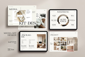 NEO | Media Kit Template, a Brochure Template by ArtisanaAura