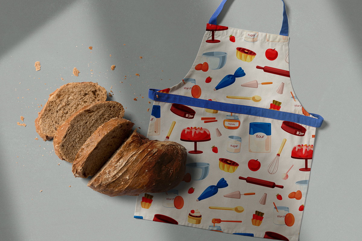 Baking tools seamless patterns set, a Pattern Graphic by Good Studio (Photo 7 of 8)