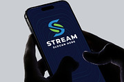 Stream Modern Letter S Logo, a Branding & Logo Template by Design_Planet (Thumbnail 1 of 3)