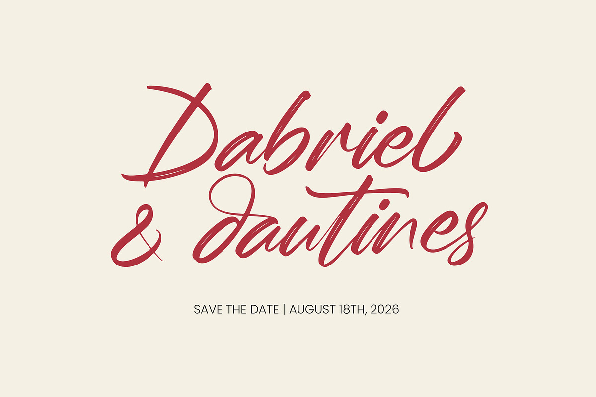 Whadrat Chothelis Modern Brush Font, a Script Font by Letterena Studios Script (Photo 4 of 20)