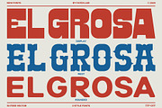 El Grosa, a Sans Serif Font by Fateh.Lab (Thumbnail 1 of 15)