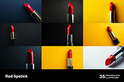 Red lipstick. 35 images, a Beauty & Fashion Photo by Handmadefont (Thumbnail 4 of 10)