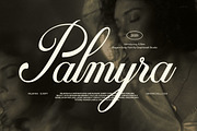 Palmyra Script Font, a Script Font by Graphicxell (Thumbnail 1 of 8)