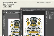 Folk Art Saint Patrick's Day Flyer, a Flyer Template by Hole Hope Design (Thumbnail 4 of 5)