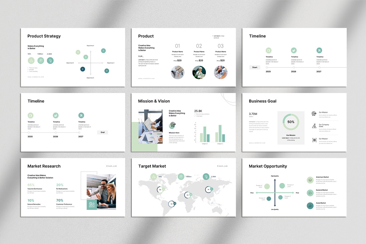 Investor Pitch Deck Presentation, a Presentation Template by Studio_Clarity (Photo 4 of 5)