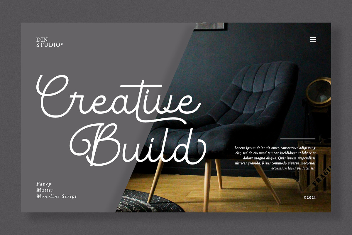 Fancy Matter, a Script Font by din-studio.com (Photo 3 of 10)