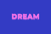 Dream layered wavy font style., a Layer Style Add-On by Design Store (Thumbnail 1 of 2)