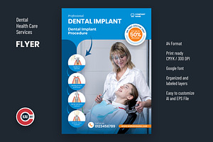 Dental Care Flyer Template