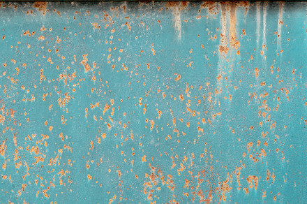old rusty texture metal corrosion turquoise, an Abstract Photo by Photo Drive Studio