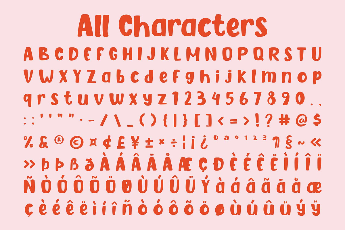 CS Carys – Playful Display Font, a Sans Serif Font by Craft Supply Co. (Photo 8 of 8)