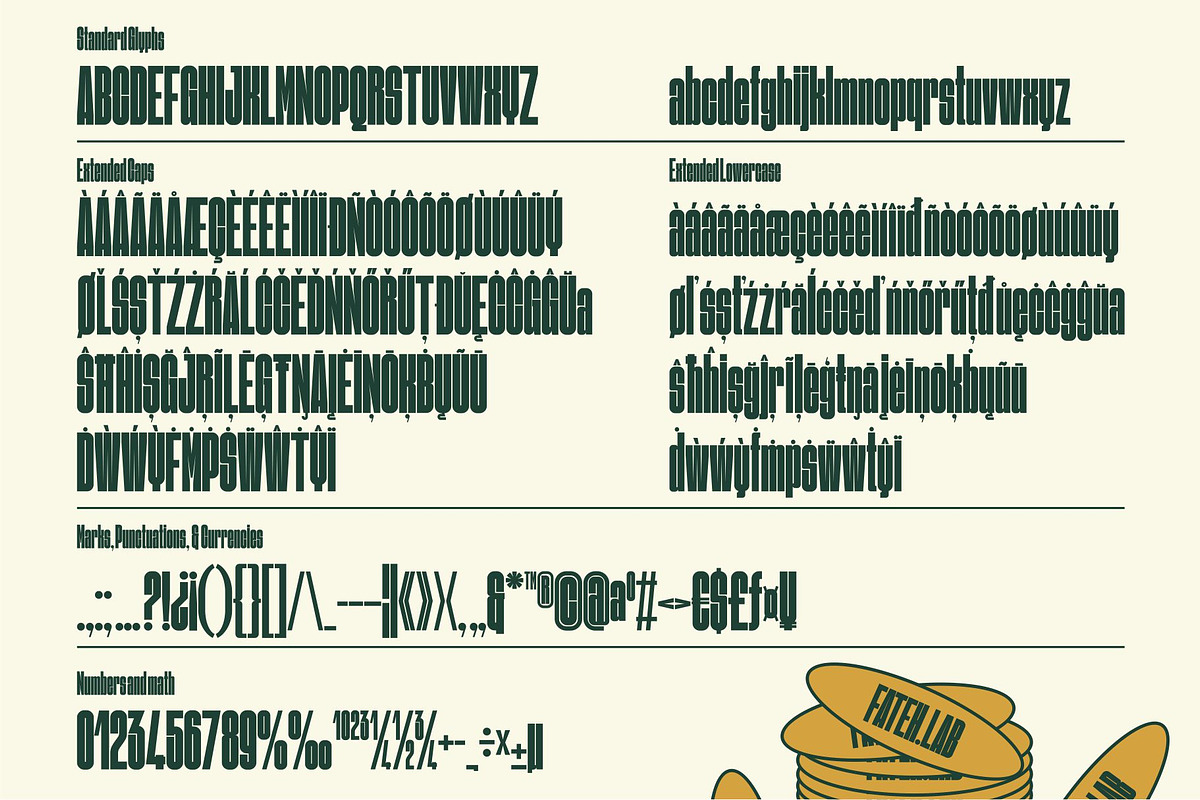 Quinton | Ultra Condensed Font preview 3