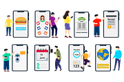 Mobile Apps and Services, a Work Illustration by EllaMaiyaali (Thumbnail 2 of 4)