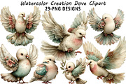 Creation Dove Clipart, an Illustration by Daily.Designs (Thumbnail 1 of 7)