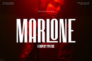 Marlone | Retro Display, a Serif Font by Pentagonistudio (Thumbnail 1 of 10)