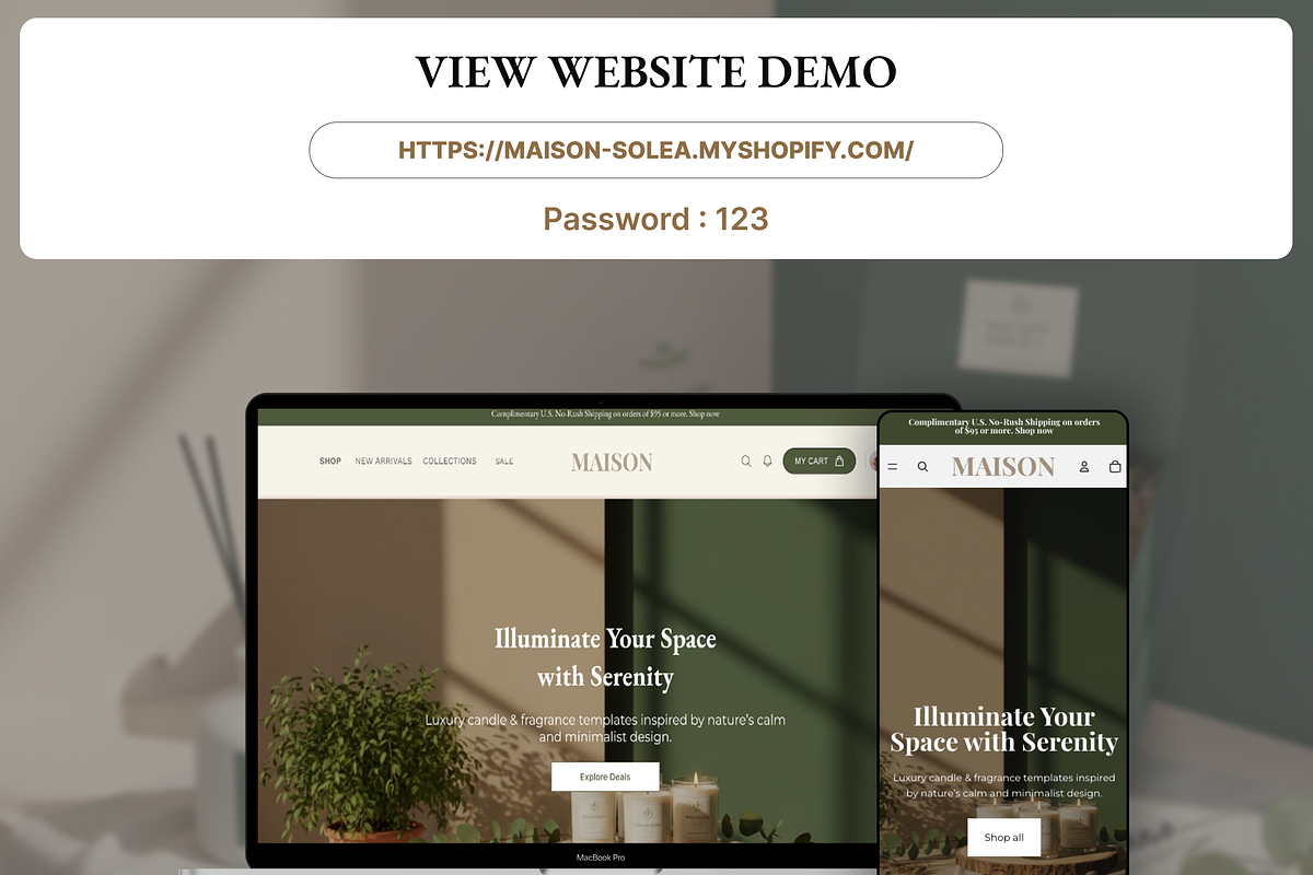Maison Solea Candle And Fragnance preview 2