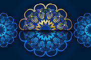 Mandala Oriental Floral art Bundle, a Background Graphic by NJ Himel (Thumbnail 86 of 97)