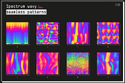 Spectrum lines patterns., a Pattern Graphic by Gudiny (Thumbnail 4 of 7)