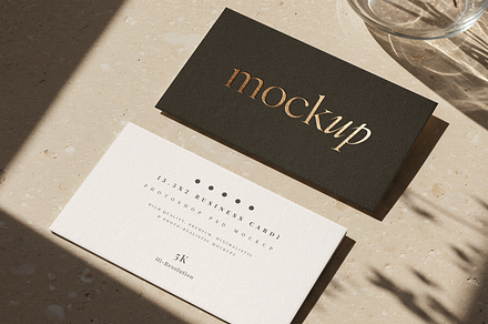 Luxury Business Card Mockup, a Mockup by Julia Anderi - Studio