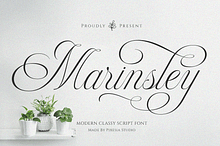 Marinsley – Modern Cursive Script