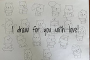 Teddy Bear Characters, an Animal Illustration by Palau (Thumbnail 7 of 10)