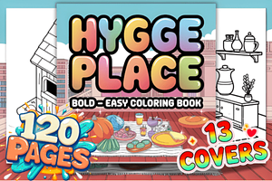 Hygge Place Bold and Easy, a Decorative Illustration by Ink Gallery