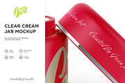 3 PSD Clear Cream Jar Mockup, a Product Mockup by Green Art (Thumbnail 8 of 12)