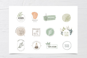 The Herbal Shop, Premade Logos