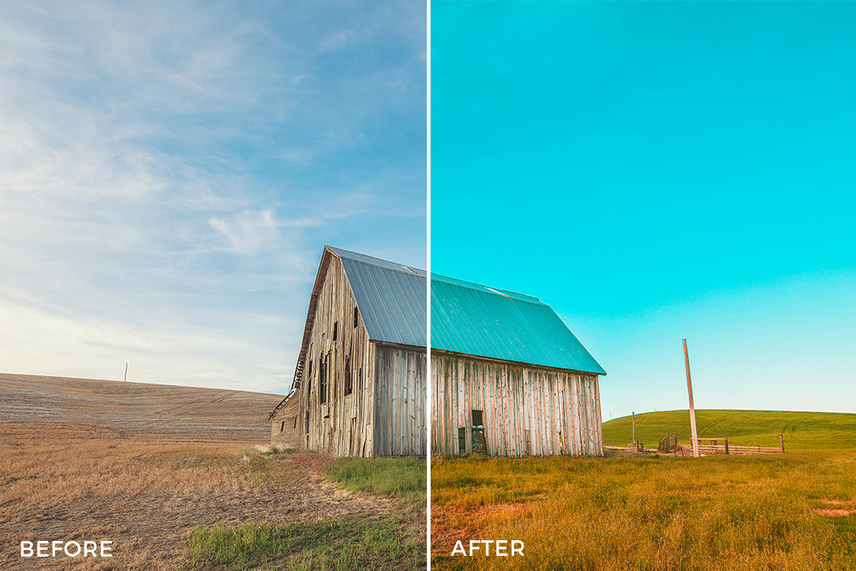 30 Orange and teal Lightroom Presets preview 3