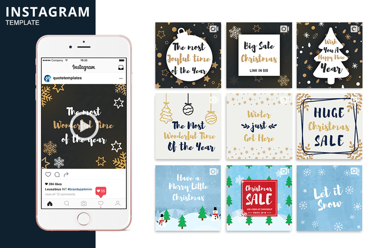 Christmas Animated Template, a Social Media Template by Brandspark Mini