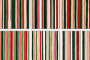 Holiday Stripe Seamless Patterns, a Pattern Graphic by Black Bird Studio (Thumbnail 2 of 5)