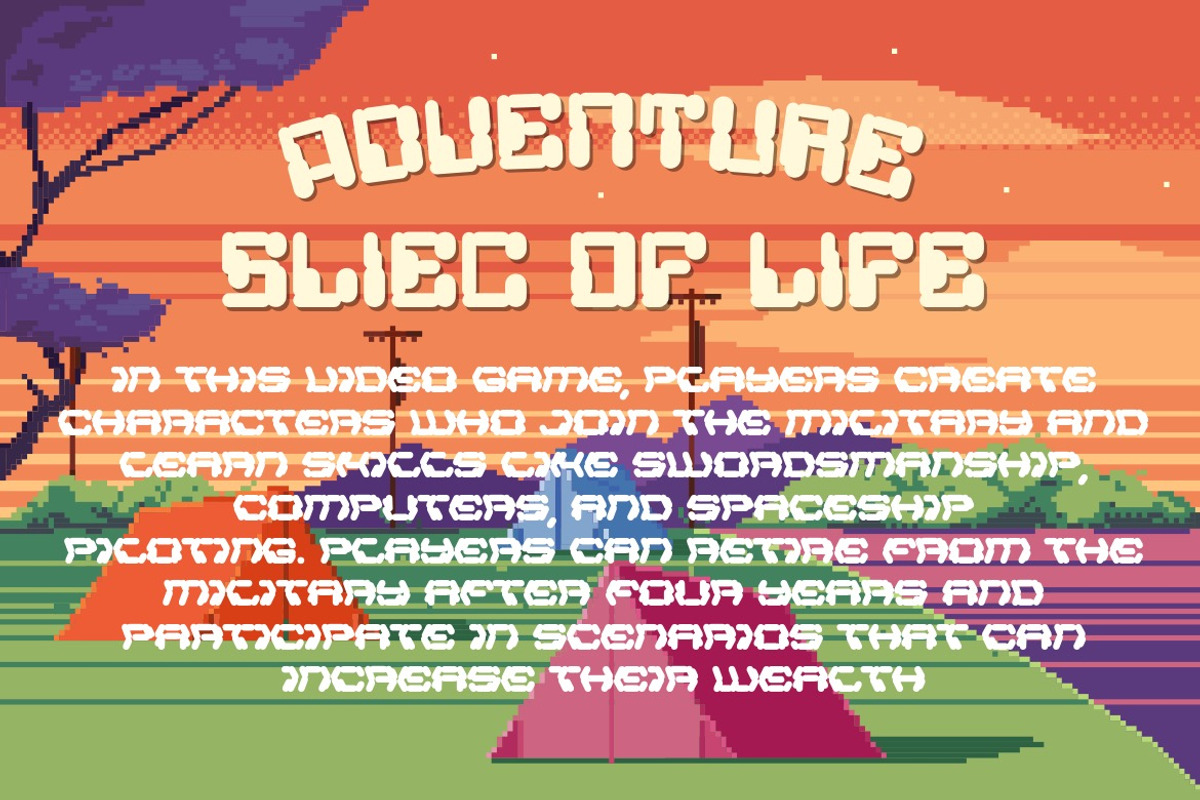 Swepiers - Pixel Gaming Font, a Font by Dhabee (Photo 8 of 15)
