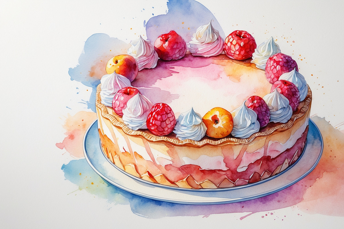 Colorful Pastry Clipart Set, an Illustration by hafijul (Photo 8 of 9)